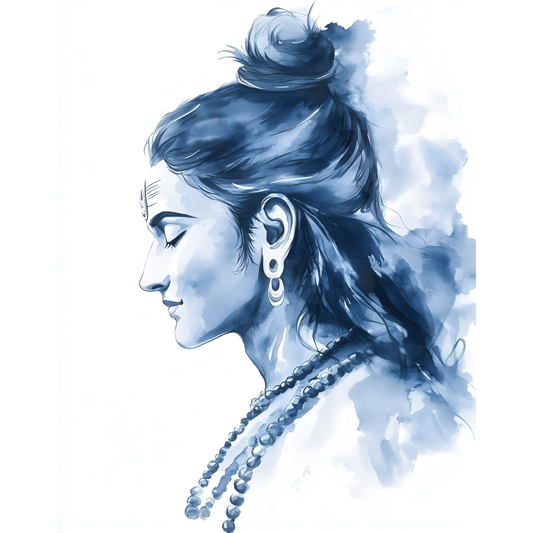 Lord Shiva Mahadev Poster – Trishul, Damru & Meditation Wall Art | Spiritual Hindu Print – Mahadev 23