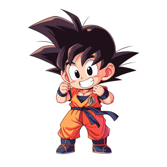 Anime Stickers - Saiyan Spirit Kid