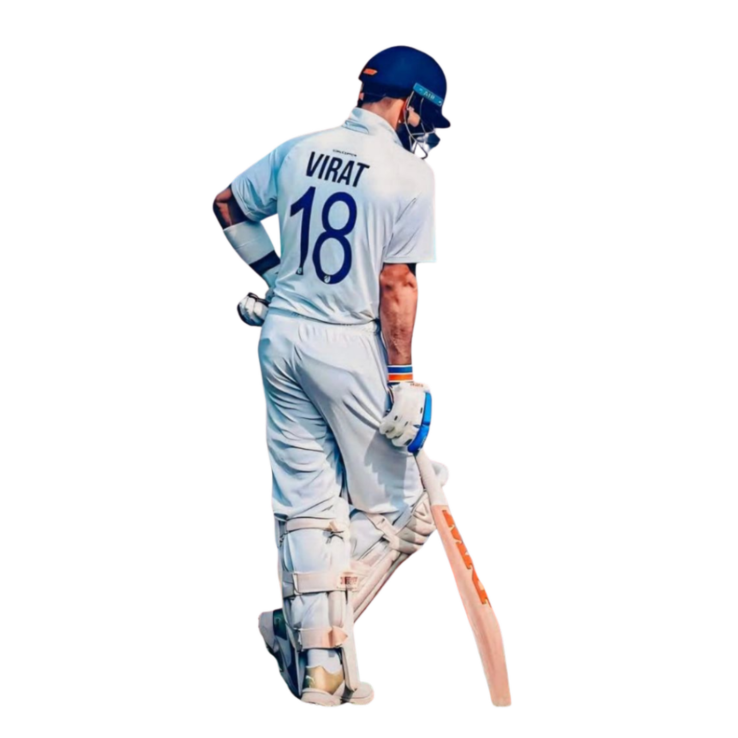 Cricket Stickers - Walking Away Jersey 18 Virat Kohli