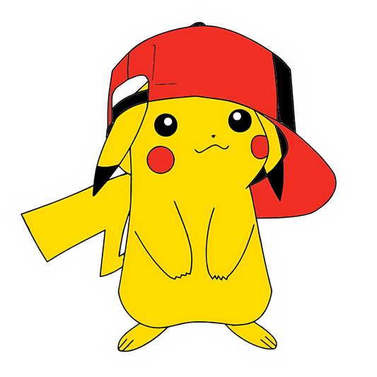 Pokemon Stickers - Cool Pikachu with Cap