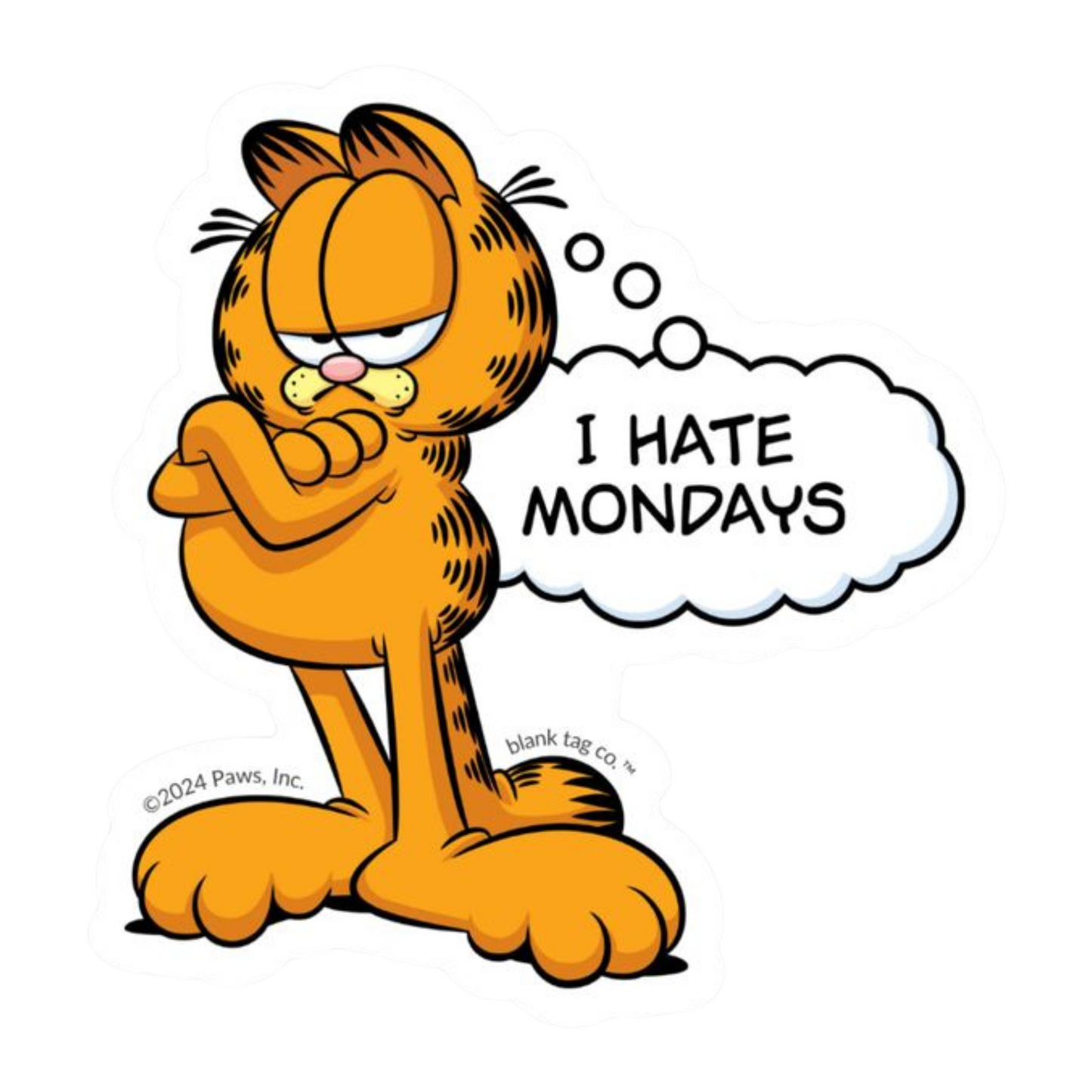 Funny & Lazy Cat Stickers – Cute Cartoon Cat Collection