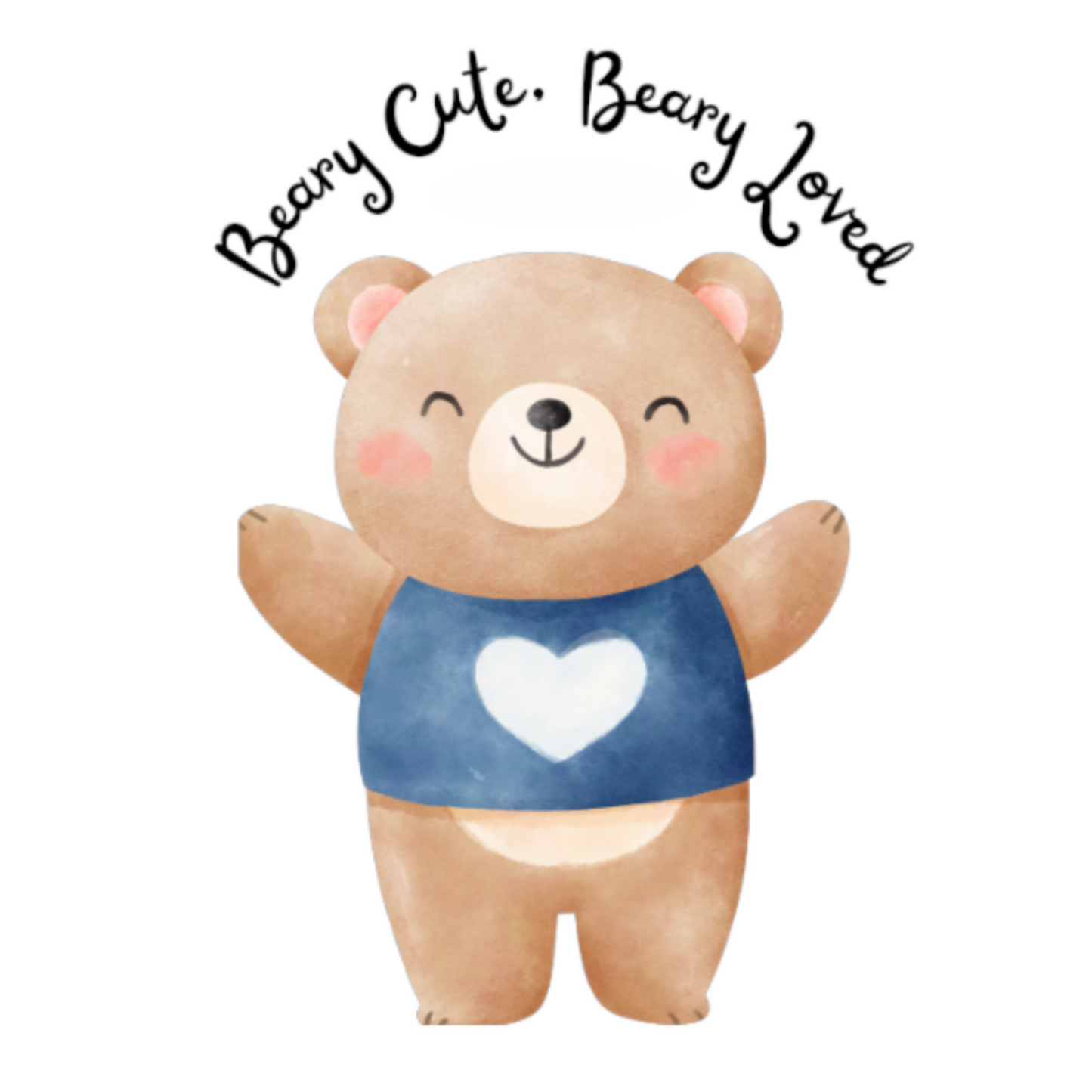 Pun Stickers - Beary Cute Bunny Friend