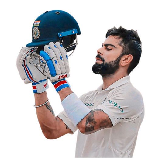 Cricket Stickers - Helmet Salute Virat Kohli