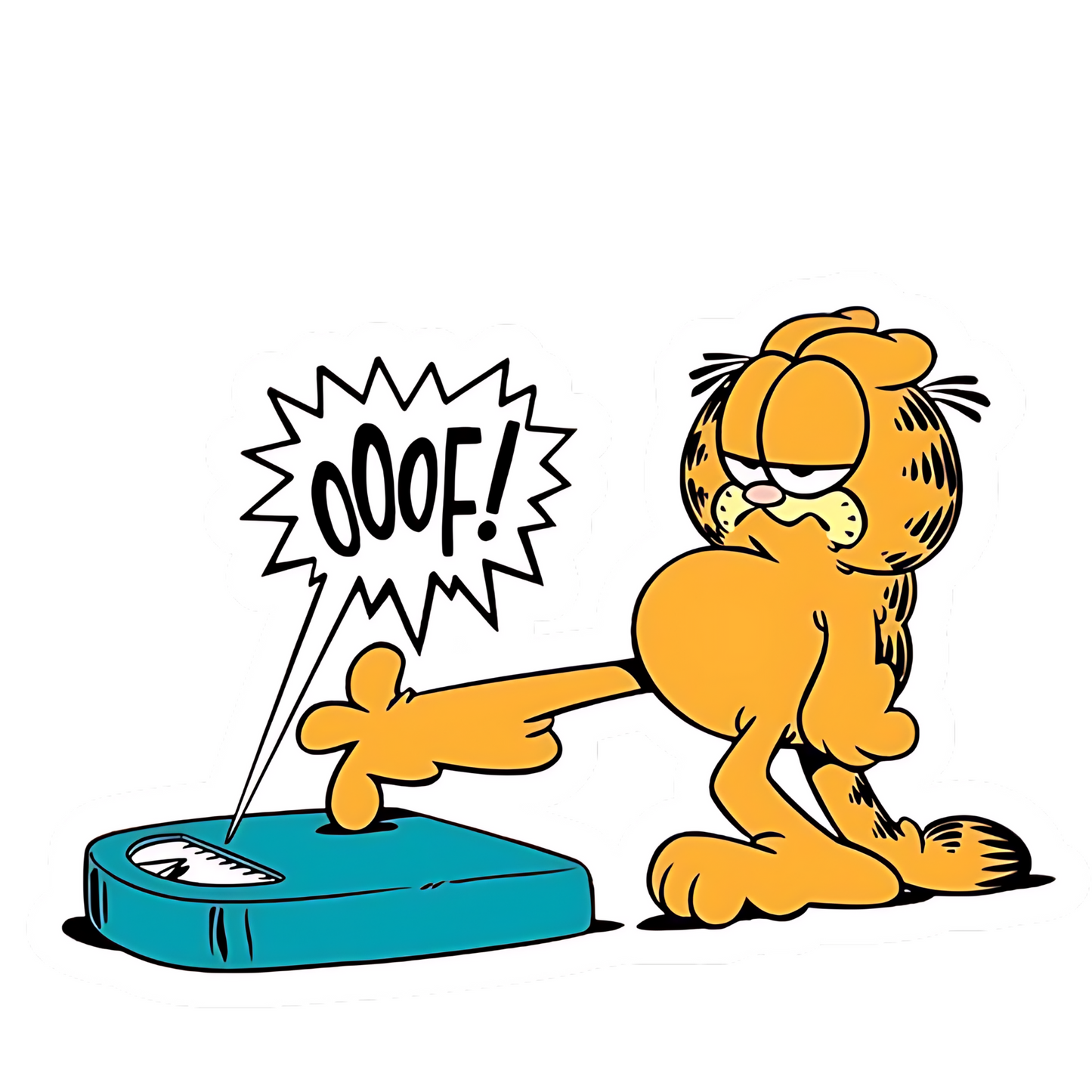 Funny & Lazy Cat Stickers – Cute Cartoon Cat Collection