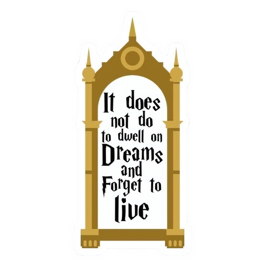 Harry Potter Stickers - Mirror of Erised Quote