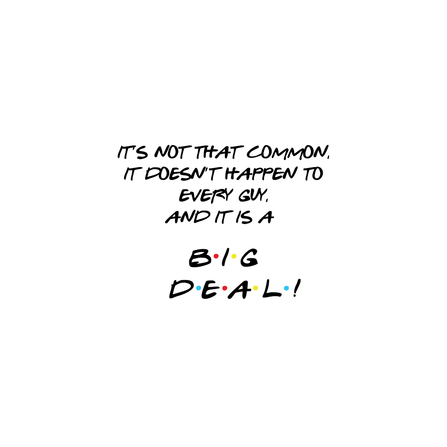 Friends TV Show Poster – Iconic Sitcom Wall Art for Fans – Big Deal!