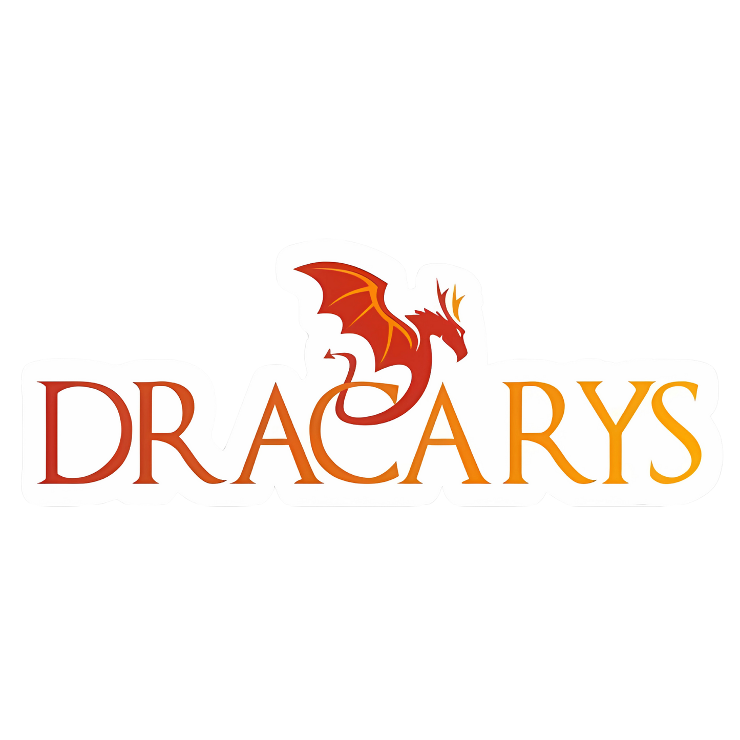 Game of Thrones Stickers - Daenerys Targaryen - Dracarys With Dragon