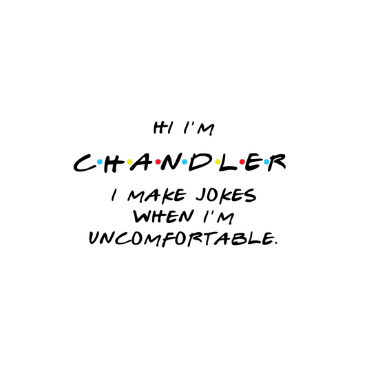 Friends TV Show Poster – Iconic Sitcom Wall Art for Fans – Chandler’s Humor