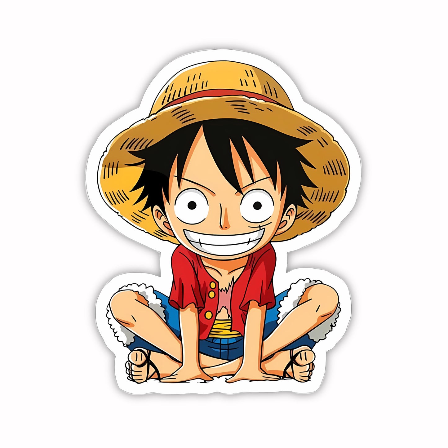 Anime Stickers - Luffy’s Chill Mode