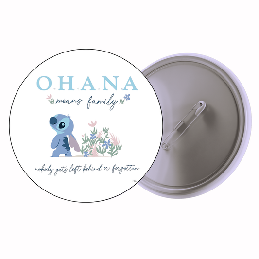 Funny - Ohana Means Family Badge