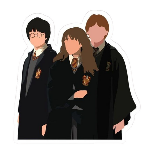 Harry Potter Stickers - Trio at Hogwarts