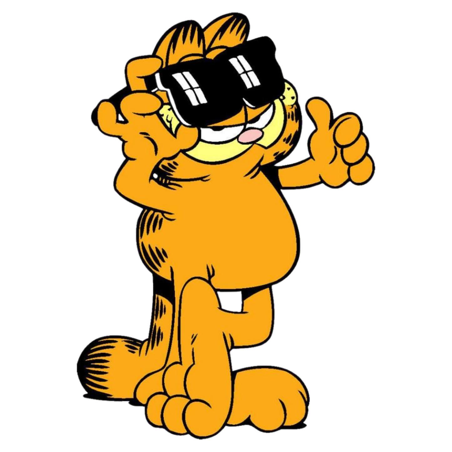 Funny & Lazy Cat Stickers – Cute Cartoon Cat Collection