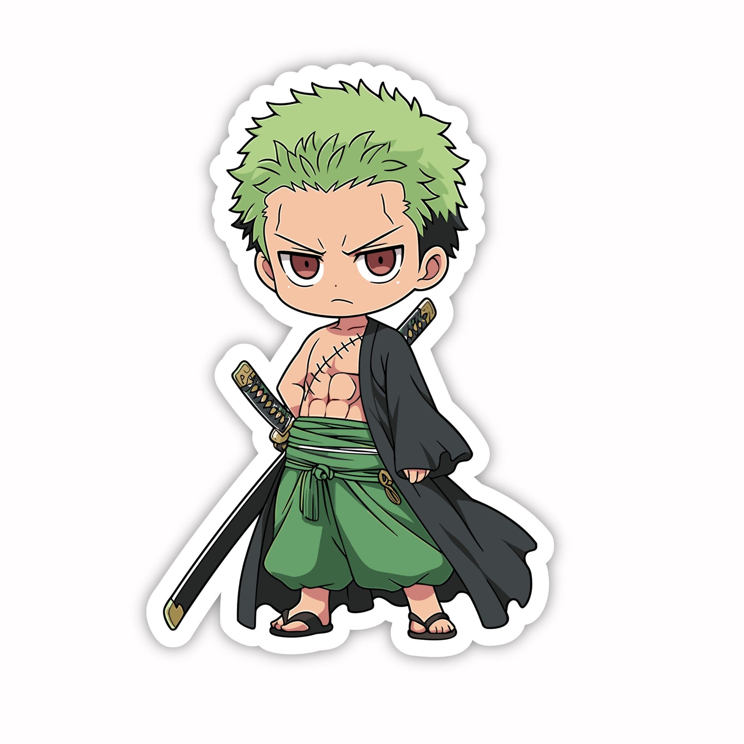 Anime Stickers - Chibi Zoro Flex