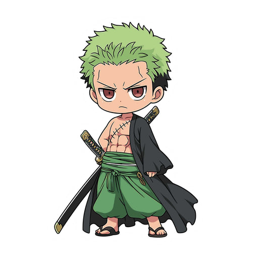 Anime Stickers - Chibi Zoro Flex