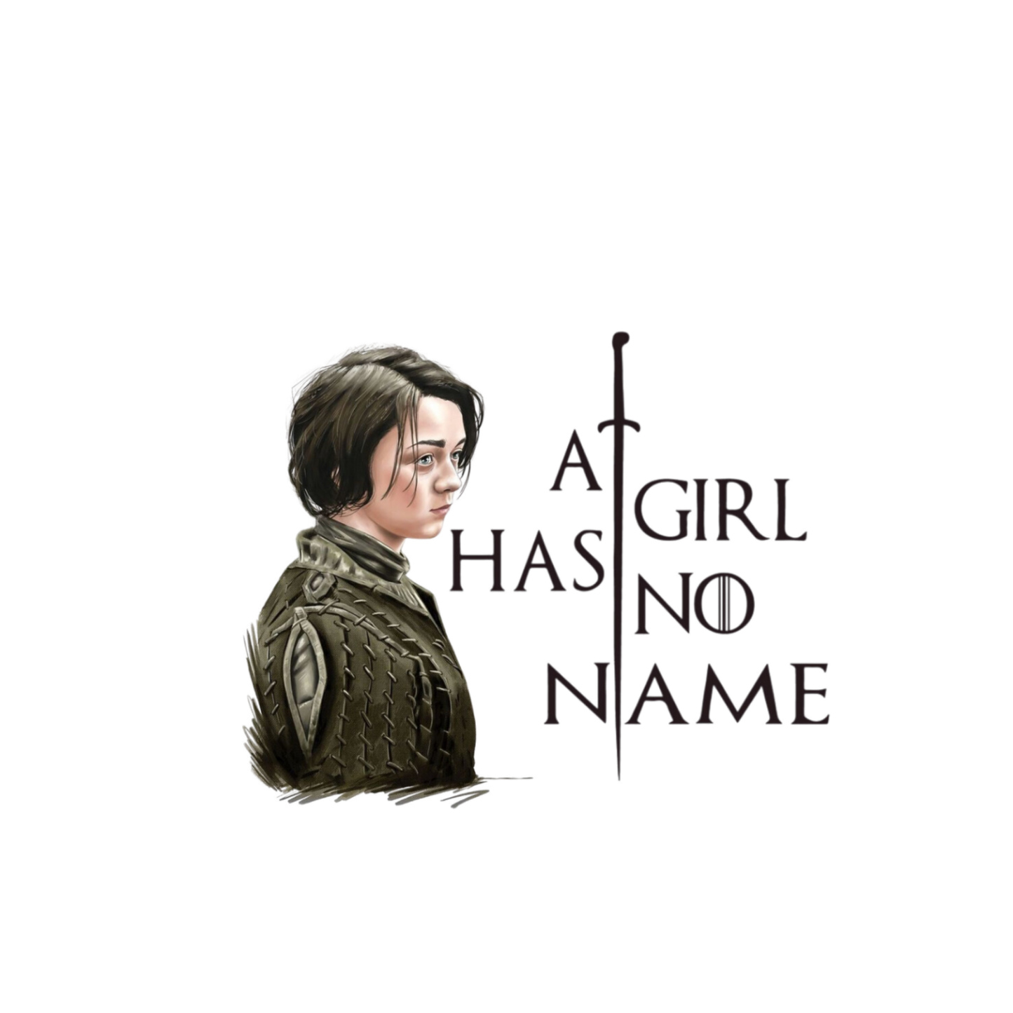 Game of Thrones Stickers - A Girl Has No Name (version 1)
