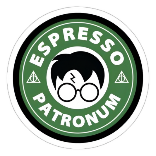 Harry Potter Stickers - Espresso Patronum Logo