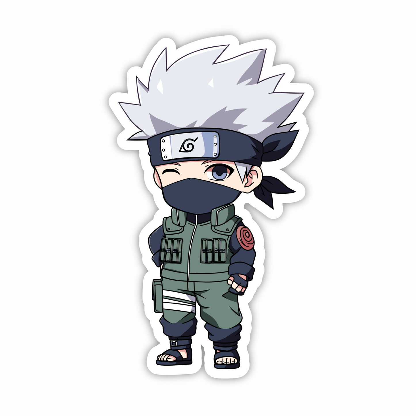 Anime Stickers - Chibi Kakashi Cooldown