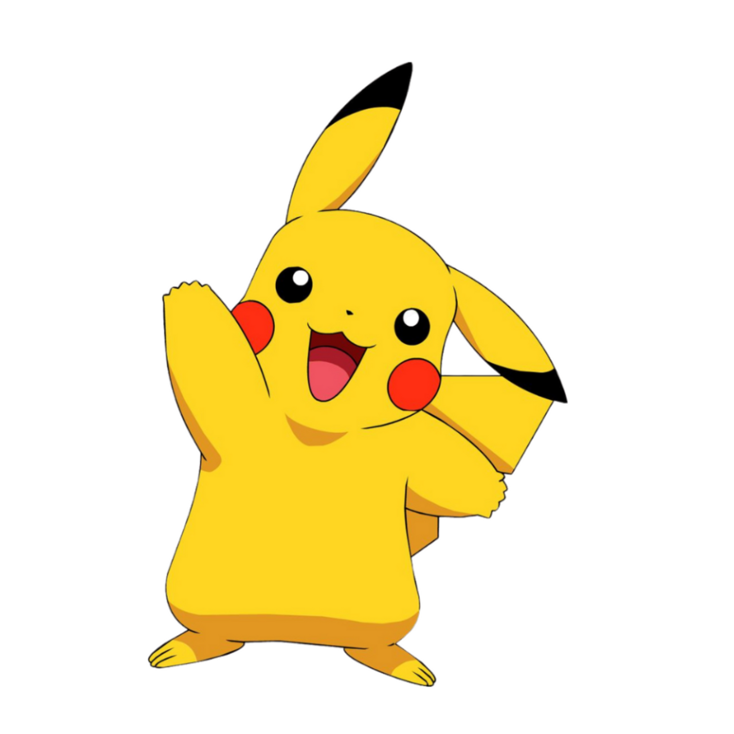 Pokemon Stickers - Waving Pikachu