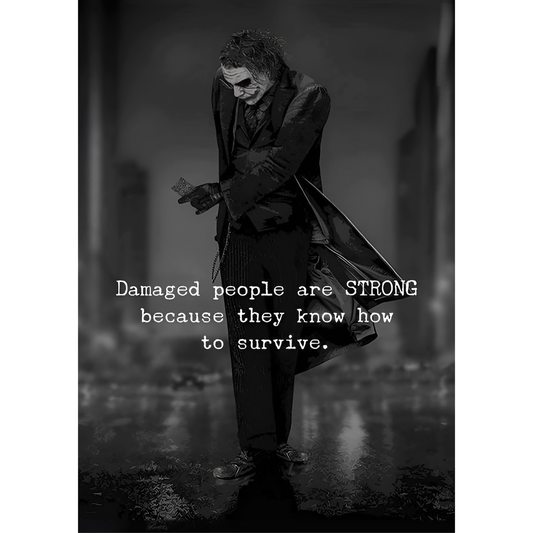Joker Posters – Multiple Designs | Dark Knight & DC Inspired Wall Art – Survivor’s Shadow