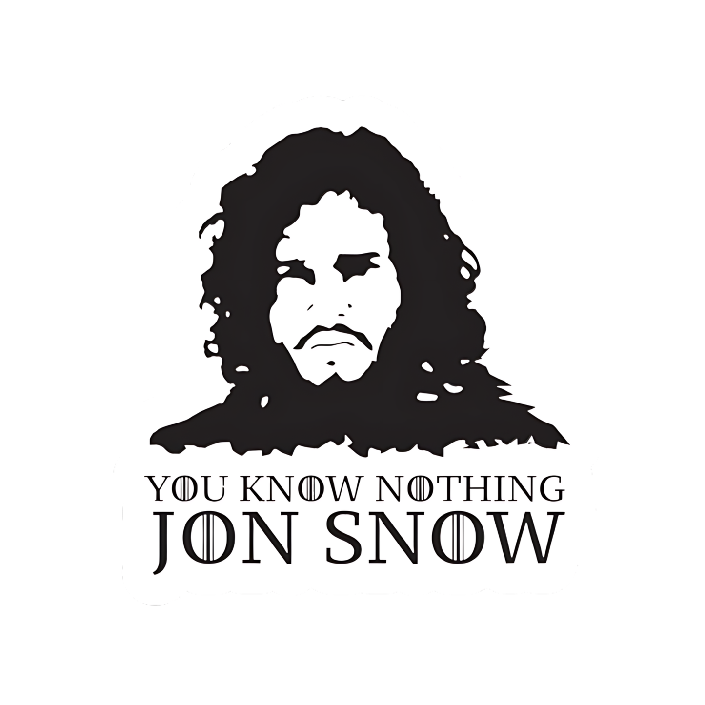 Game of Thrones Stickers - You Know Nothing Jon Snow