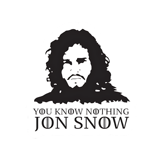 Game of Thrones Stickers - You Know Nothing Jon Snow
