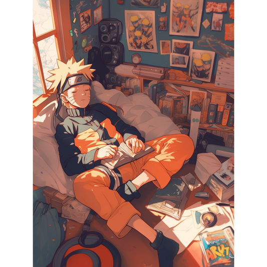 Naruto Poster – Shippuden Wall Art | Uzumaki Anime Ninja Print – Naruto at Rest