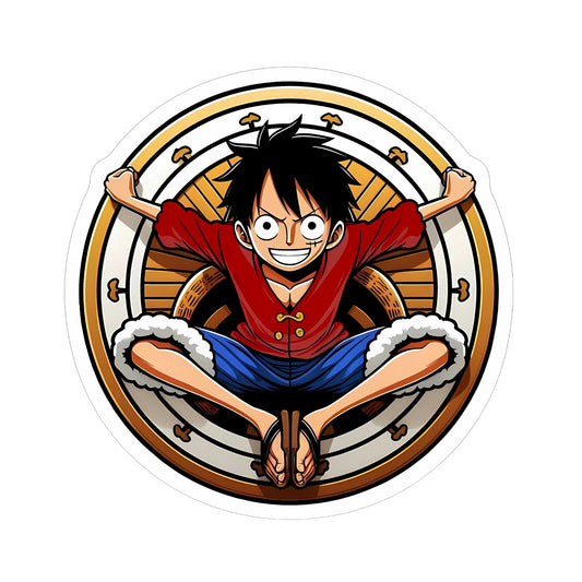 Anime Stickers - Wheelhouse Luffy