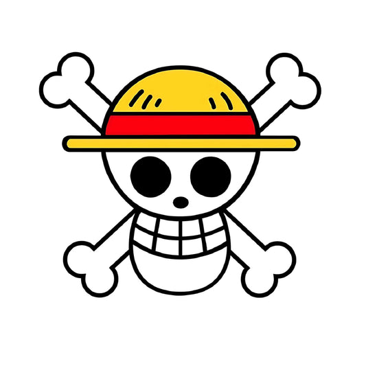 Anime Stickers - Minimal Pirate Logo