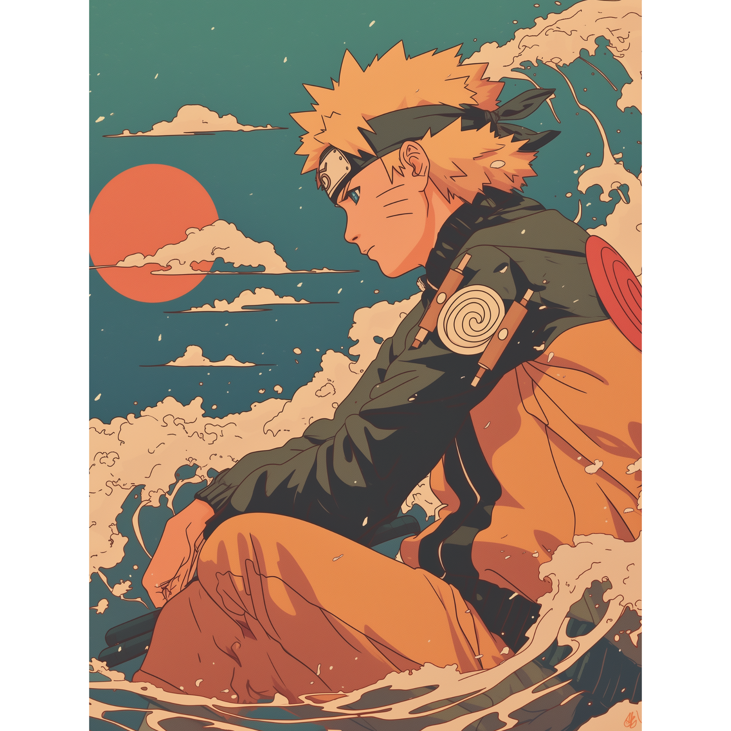 Naruto Poster β Shippuden Wall Art | Uzumaki Anime Ninja Print β Naruto in Motion