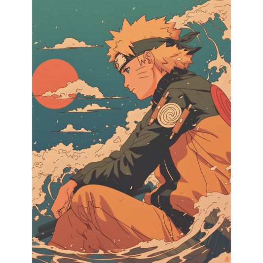 Naruto Poster – Shippuden Wall Art | Uzumaki Anime Ninja Print – Naruto in Motion