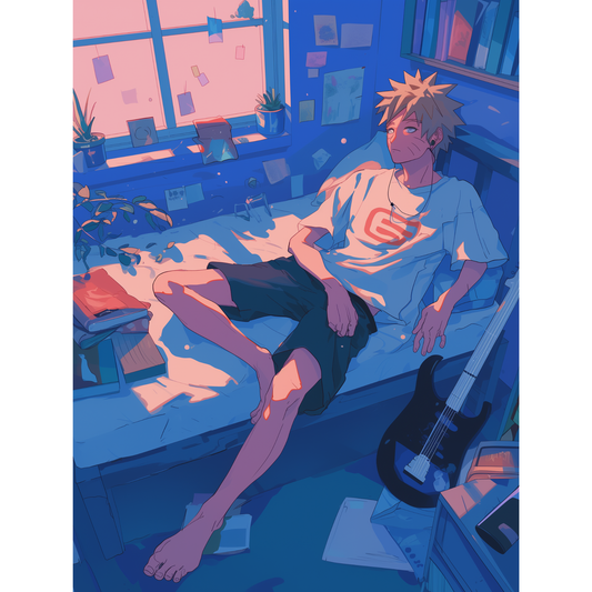 Naruto Poster – Shippuden Wall Art | Uzumaki Anime Ninja Print – Naruto vs. Sasuke Clash