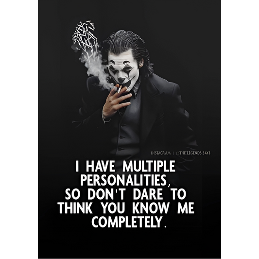 Joker Posters – Multiple Designs | Dark Knight & DC Inspired Wall Art – Fragmented Mind