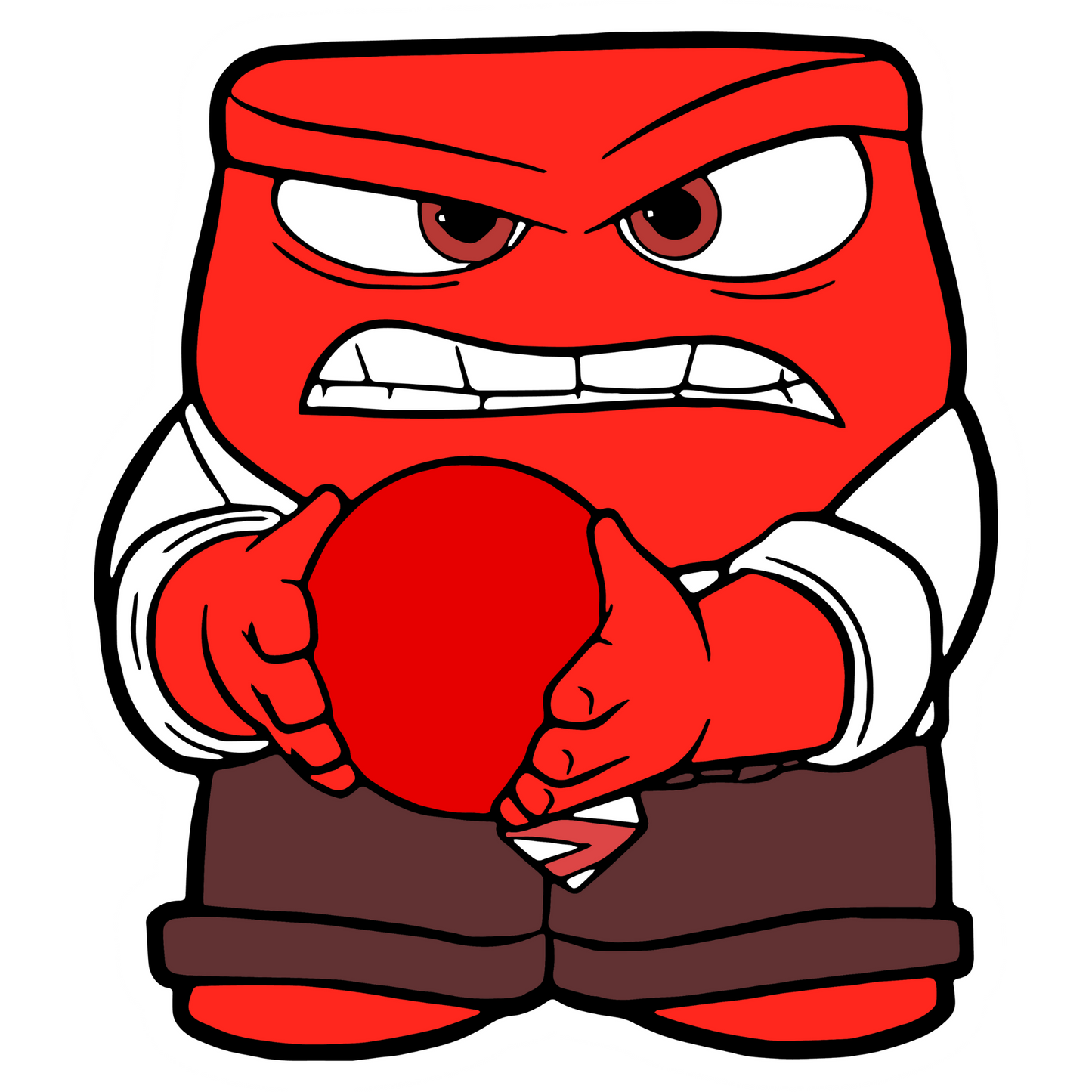 Inside Out Stickers - Anger Furious Sticker