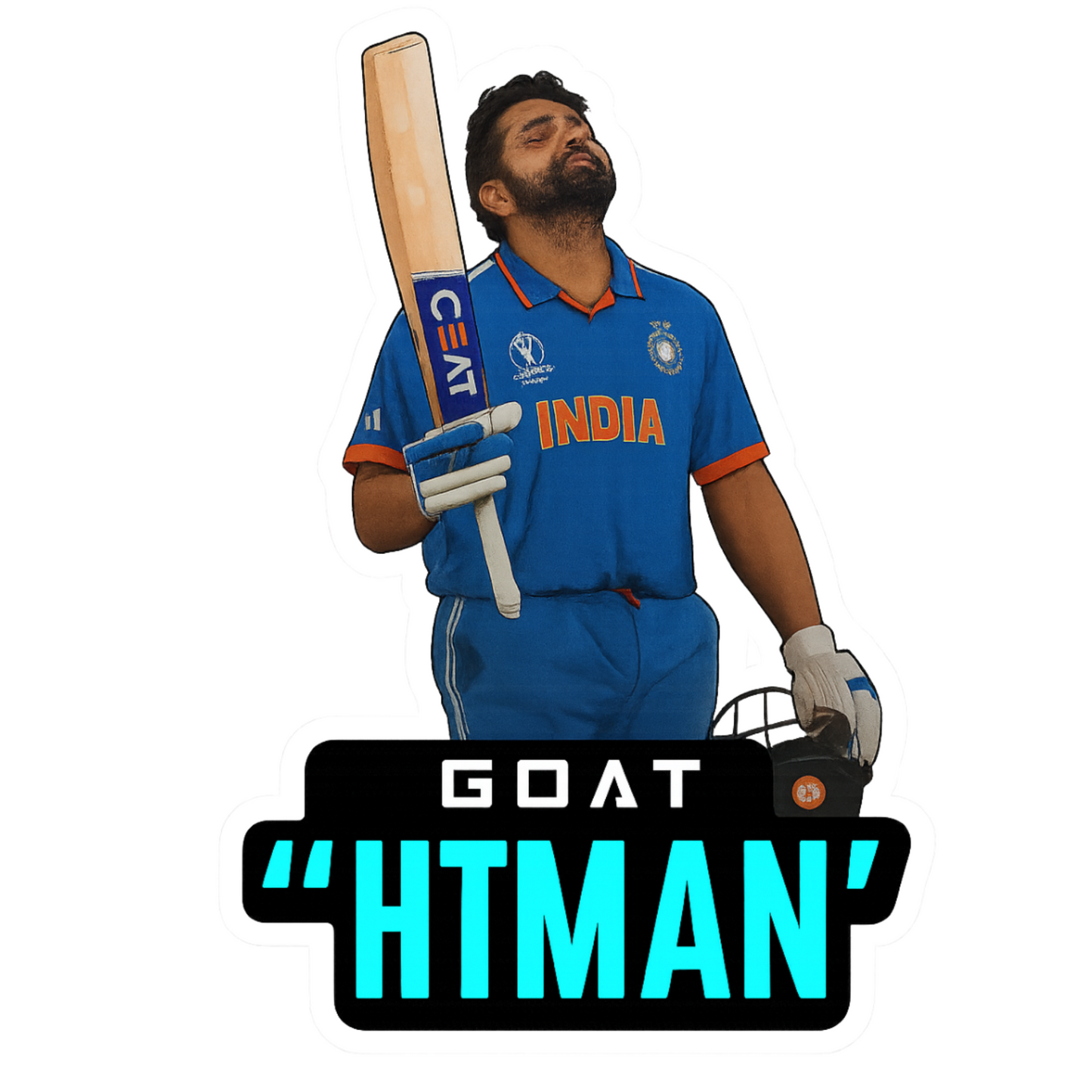 Cricket Stickers - Hitman GOAT
