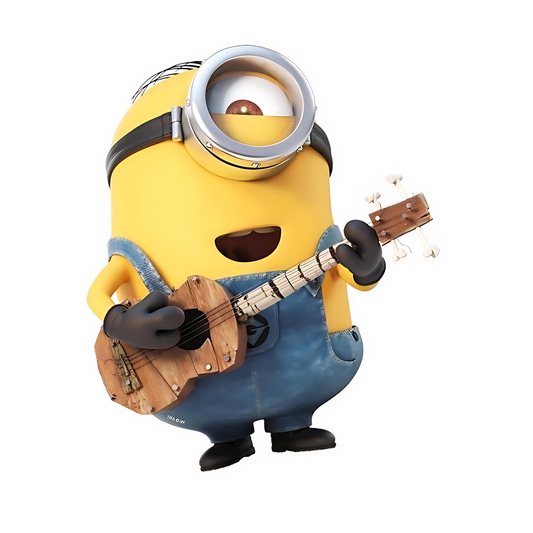 Minions Stickers - Guitar Minion