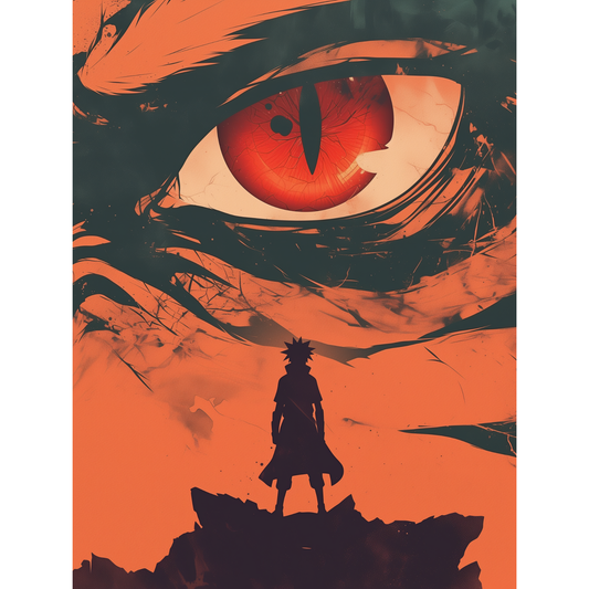 Naruto Poster – Shippuden Wall Art | Uzumaki Anime Ninja Print – Eye of the Nine-Tails