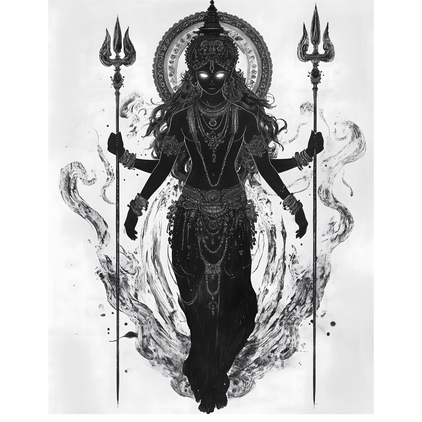 Kali Mata Poster – Divine Hindu Goddess Wall Art | Spiritual Home Décor – Kali mata 9
