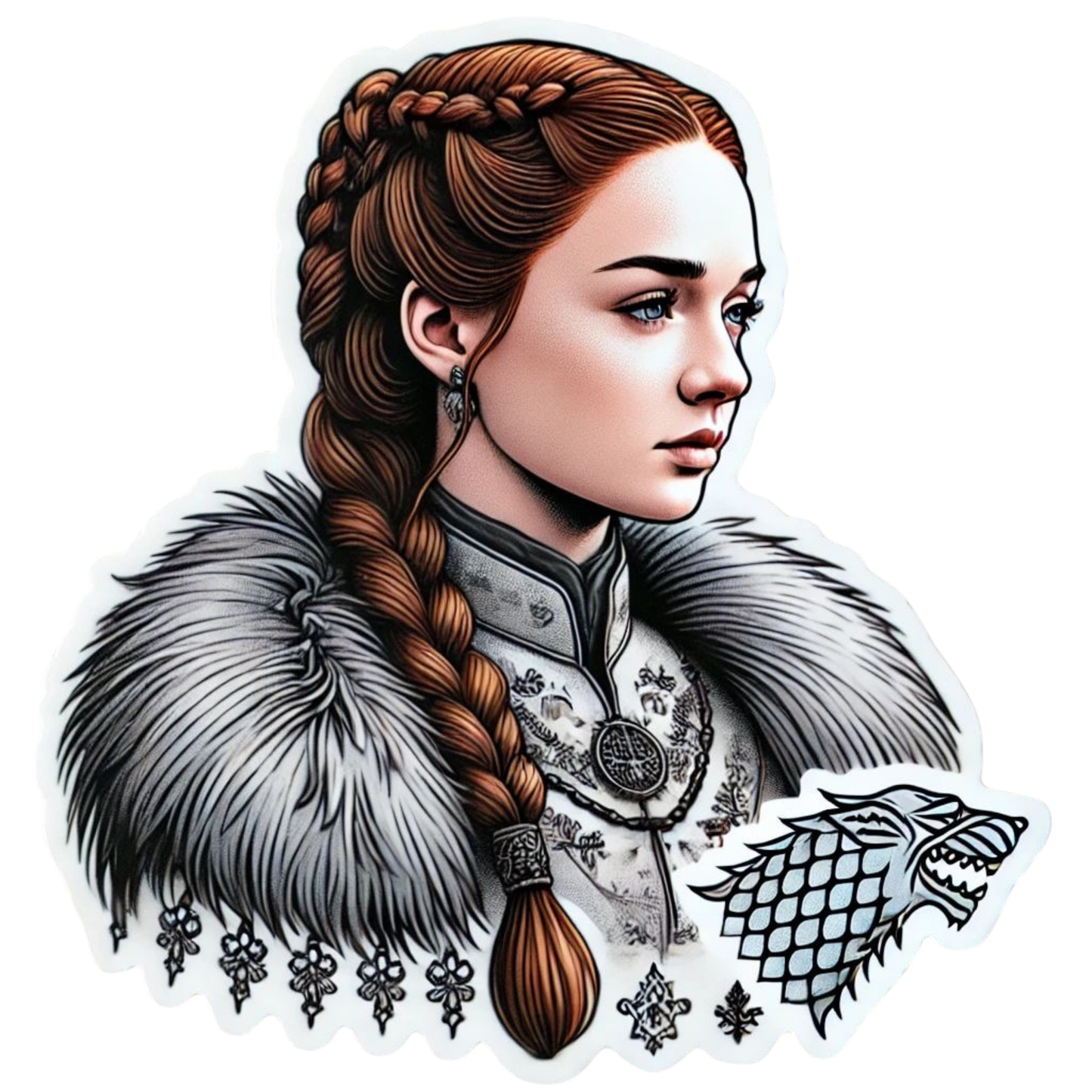 Game of Thrones Stickers - Regal Sansa Stark