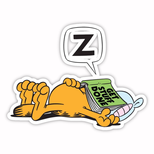 Garfield Stickers - Lazy Nap Garfield