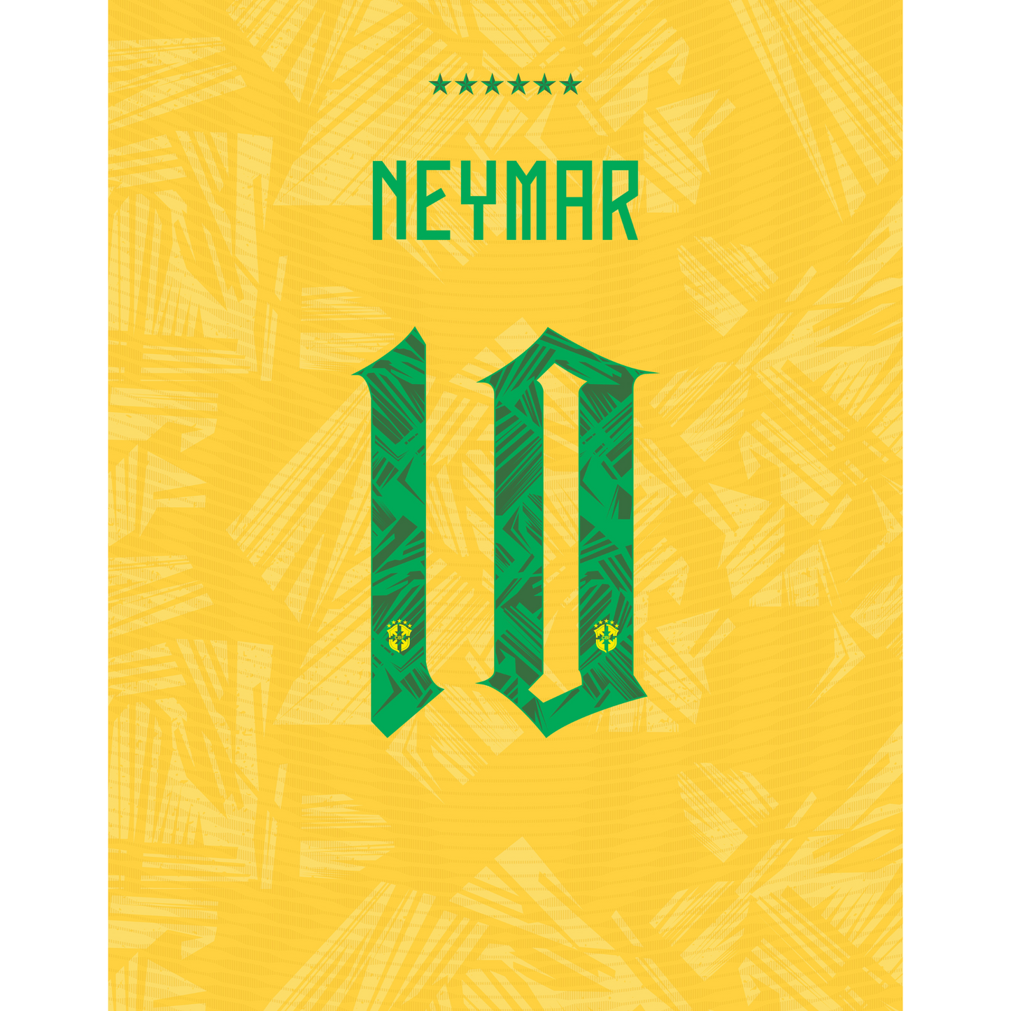 Football Legends Poster Collection – Ronaldo, Messi & Neymar Wall Art – Neymar Magic 10
