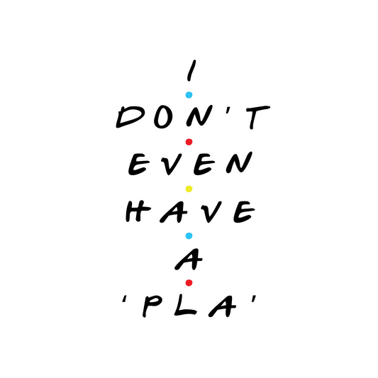 Friends TV Show Poster – Iconic Sitcom Wall Art for Fans – No Plan!