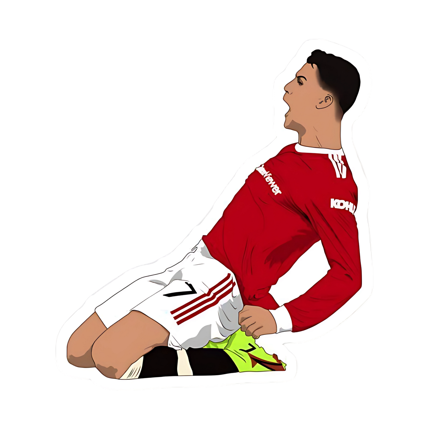 Cristiano Ronaldo Stickers – Football Star Iconic Poses Collection