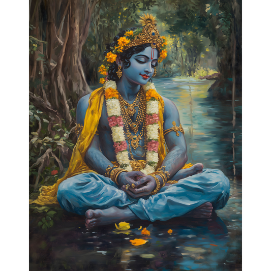Radha Krishna Poster – Divine Wall Art | Spiritual Hindu God Print – Radha krishna 14