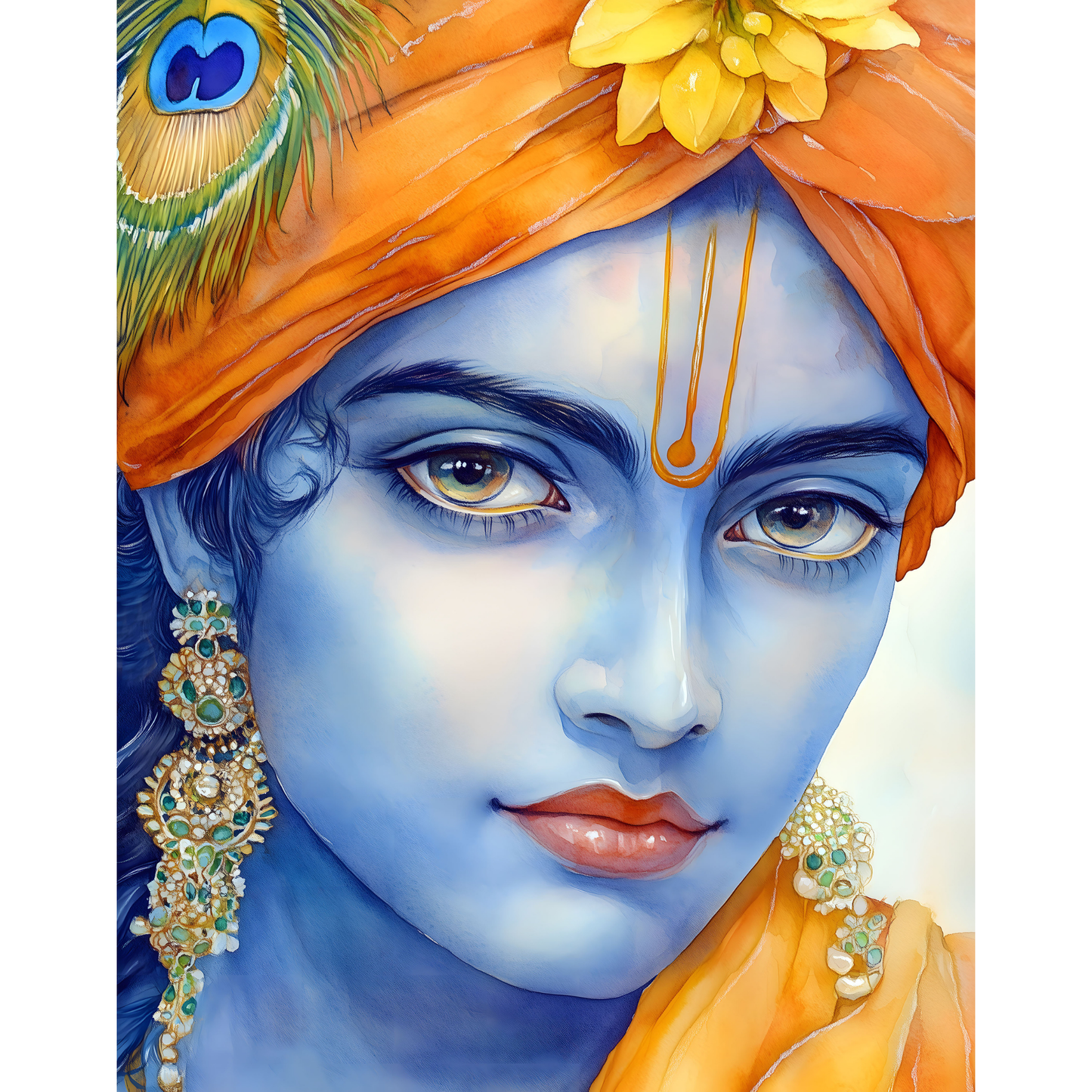 Radha Krishna Poster โ Divine Wall Art | Spiritual Hindu God Print โ Radha krishna 11