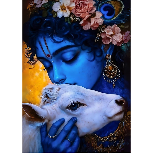 Radha Krishna Poster – Divine Wall Art | Spiritual Hindu God Print – Radha krishna 10