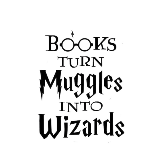 Harry Potter Stickers - Books Turn Muggles Into Wizards