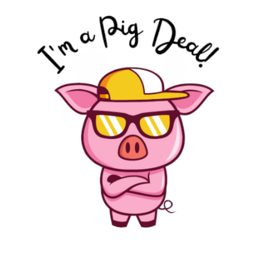 Pun Stickers - I’m a Pig Deal