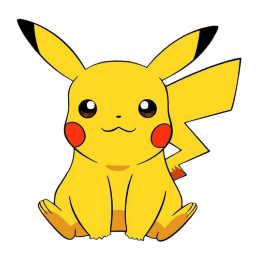 Pokemon Stickers - Calm Pikachu