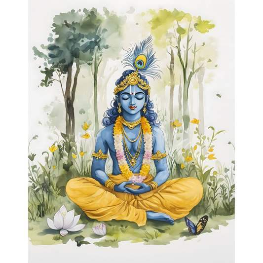 Radha Krishna Poster – Divine Wall Art | Spiritual Hindu God Print – Radha krishna 6
