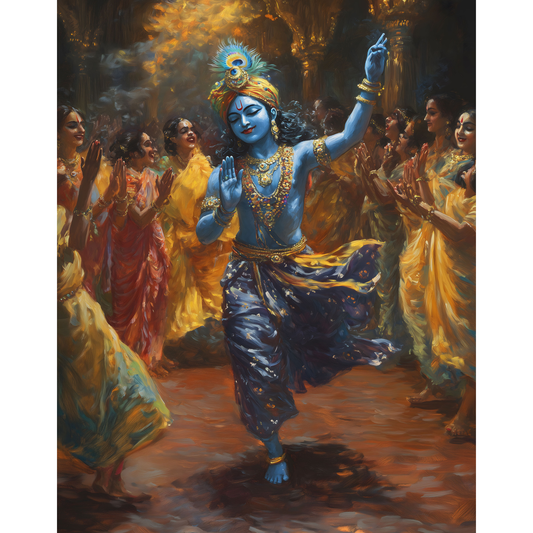 Radha Krishna Poster – Divine Wall Art | Spiritual Hindu God Print – Radha krishna 4